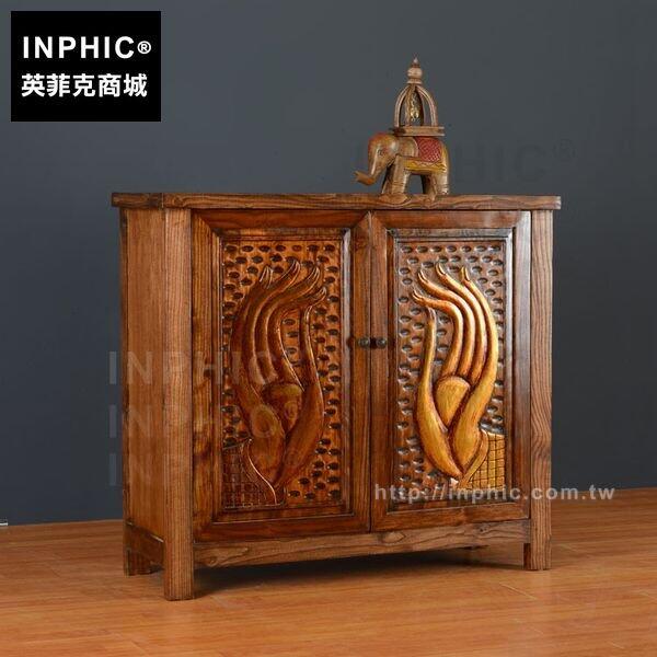 INPHIC-傢俱玄關臺東南亞佛手浮雕泰式門廳玄關櫃裝飾櫃