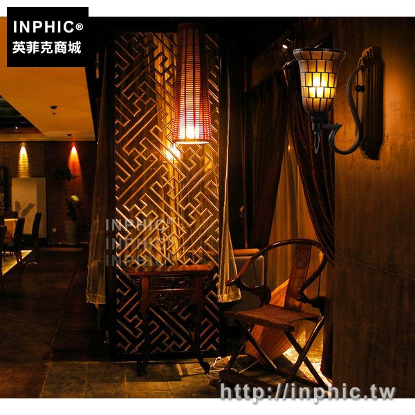 INPHIC-工業風大門陽臺背景牆走廊客廳復古花園美式庭院壁燈