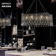 INPHIC-美式別墅復古簡約水晶飯店燈具吊燈現代玻璃臥室餐廳