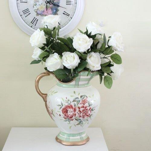 INPHIC-歐式美克美家風格 特萊手繪陶瓷單耳大水罐花瓶花插