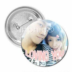 INPHIC-個性徽章 個性胸章定做 訂製徽章 直徑44MM 胸章號材 [100入]