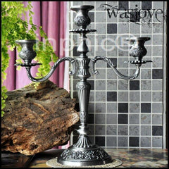 INPHIC-最新古典歐式哥特 泰坦之炬 超高質感燭皇 三柄燭臺（裸重1.5kg）