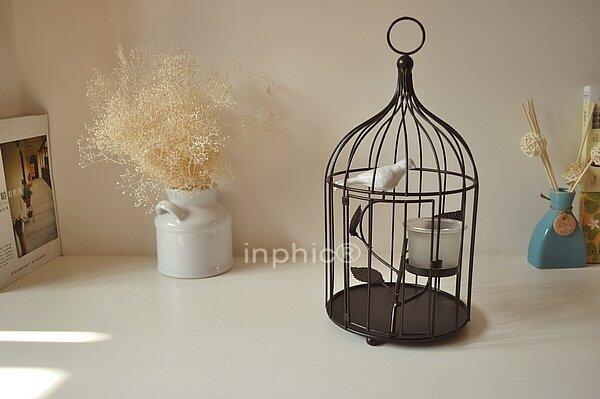 INPHIC-鐵藝鳥籠燭臺創意家居飾品工藝品浪漫情懷