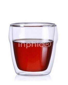 INPHIC-耐熱玻璃雙層杯250ml 透明飲料杯紅酒杯 熱飲奶茶杯