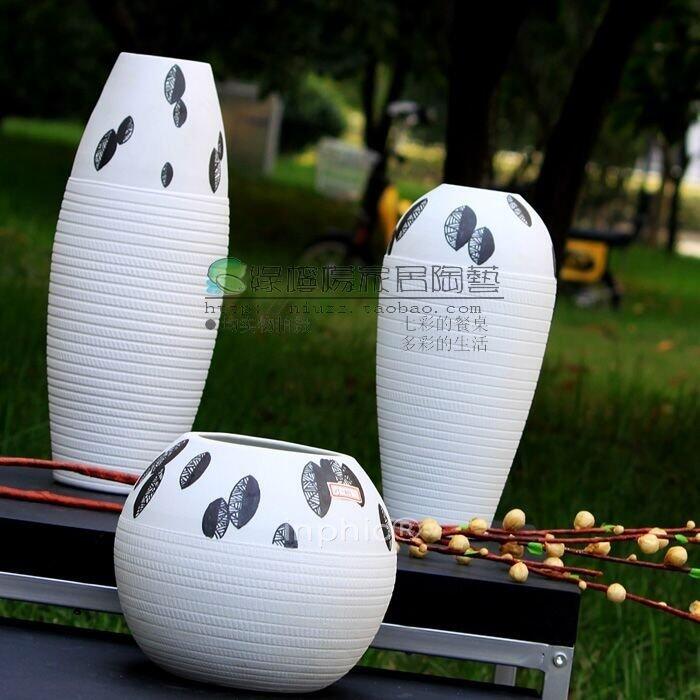 INPHIC-葉  陶瓷花瓶 三件套 大花瓶 瓷瓶 落地花瓶 花瓶 清場處理