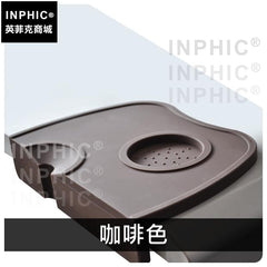INPHIC-矽膠墊粉壓墊創意器具咖啡粉錘墊防滑-咖啡色