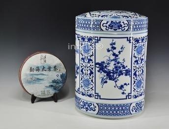 INPHIC-特大款瓷器茶葉罐 七子餅茶罐 普洱罐 茶餅盒 儲物罐 大展