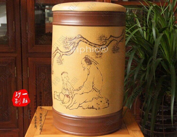 INPHIC-宜興紫砂茶葉罐 普洱缸 14餅裝 醒茶罐