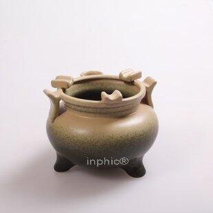 INPHIC-陶瓷煙灰菸灰缸 家居辦公用品 直銷  實用 復古 滅煙器 竹青鼎