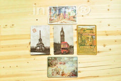 INPHIC-復古英倫風 30X20大型鐵皮畫  酒吧店鋪裝飾 掛飾A