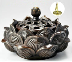 INPHIC-最新熱賣款 純銅香爐蓮花香薰爐 佛教用品用具銅香爐香道用品香拓爐