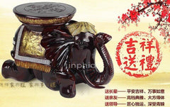 INPHIC-樹脂工藝品大象換鞋凳子 歐式家居裝飾創意動物擺飾 客廳擺設
