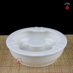 INPHIC-陶瓷煙灰菸灰缸 大款煙缸 易清洗辦公餐館酒店會議實用商務煙灰菸灰缸白色