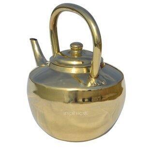 INPHIC-銅餐具 黃銅茶壺 純銅壺 補銅專用燒水銅壺2.5升