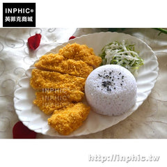 INPHIC-豬排食物食品仿真模擬模型雞排飯套餐樣品