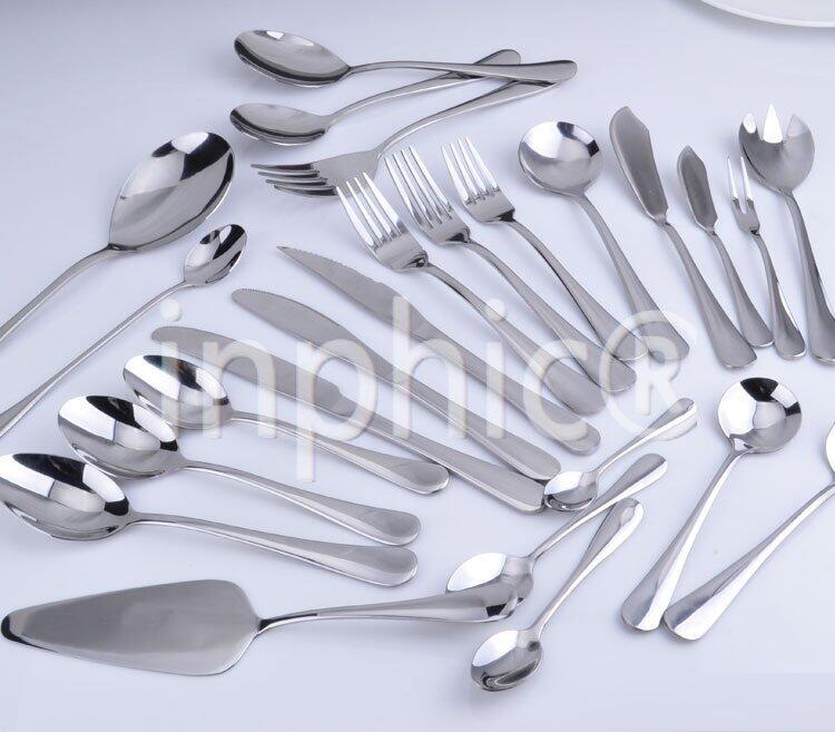 INPHIC-高檔西餐餐具 不鏽鋼公用叉 沙拉叉 蛋糕鏟 酒店專用餐具西餐具 蛋糕鏟22.7cm