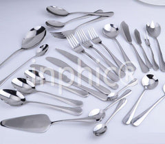 INPHIC-高檔西餐餐具 不鏽鋼公用叉 沙拉叉 蛋糕鏟 酒店專用餐具西餐具 蛋糕鏟22.7cm