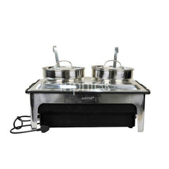 INPHIC-酒店餐具 雙湯桶自助餐湯爐保溫爐送湯勺