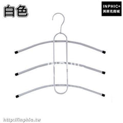INPHIC-衣櫃多層褲夾衣掛防滑掛鉤曬衣晾褲架男女魔術鐵藝衣架家用晾衣架-白色