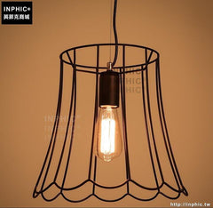 INPHIC- 北歐現代簡約復古餐廳咖啡廳服裝店吧臺工業風鐵藝吊燈
