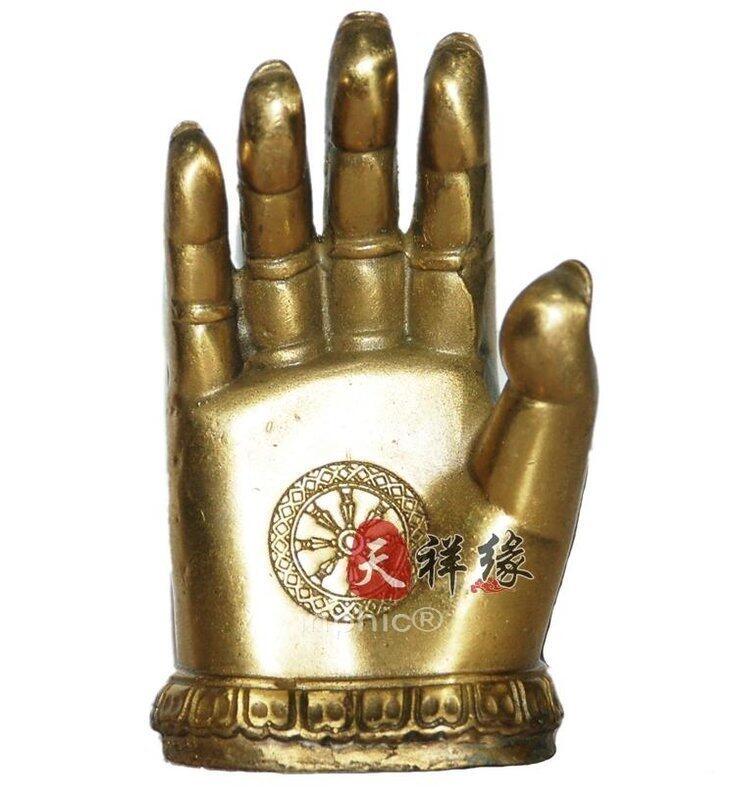 INPHIC-宗教 銅如來佛手 銅擺件 純銅工藝品佛手 銅如來神掌 風水家居裝飾品