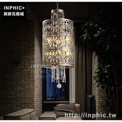 INPHIC-餐廳吊燈造型燈美式復古水晶別墅