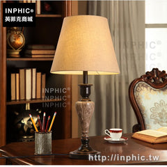 INPHIC-臥室床頭美式歐式田園裝飾檯燈復古飯店