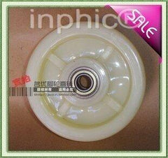 INPHIC-6吋尼龍單輪PP輪塑膠輪雙軸承帶套管