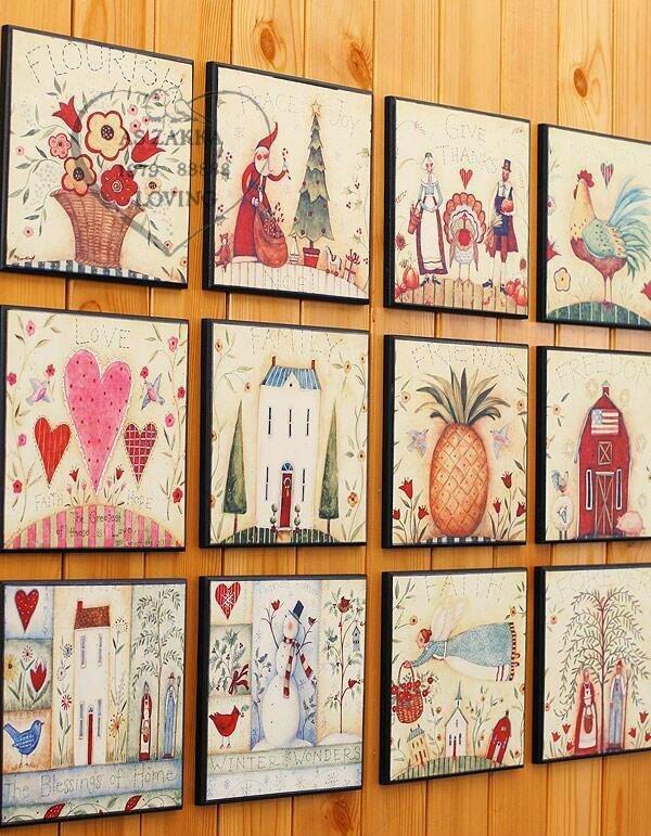 INPHIC-田園鄉村 原版美國荷馬小鎮農莊畫無框畫 裝飾畫 版畫（12款）