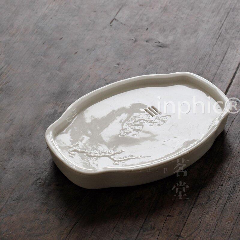 INPHIC-牙白 浮雕 如意雲 壺承 乾泡盤壺盛 茶席設計 陶瓷