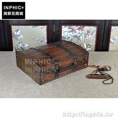 INPHIC-木箱儲物箱復古寶箱做舊手提箱分格仿古桌面收納手工