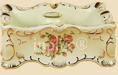 INPHIC-歐式奢華象牙瓷長形煙灰菸灰缸 陶瓷客廳茶幾擺設家居裝飾品 喬遷