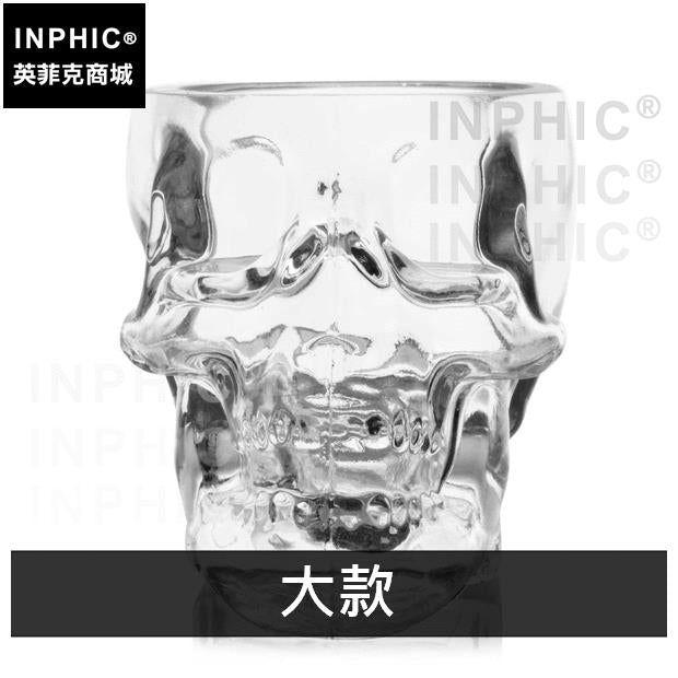 INPHIC-威士忌伏特加創意白酒杯酒杯骷髏頭洋酒杯水晶-大款