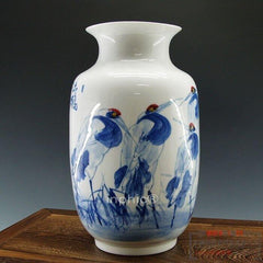 INPHIC-手繪《仙鶴》骨質瓷 花瓶現代帶證書時尚田園