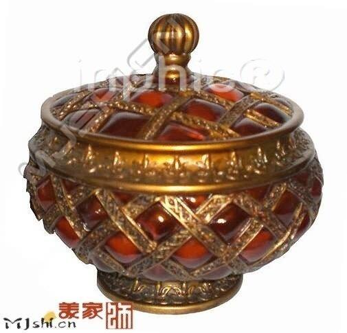 INPHIC-歐式田園風情果盤復古家居擺飾透明果盤