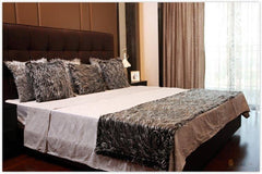 INPHIC-毛絨布藝 歐式奢華仿狼絨長毛 床旗