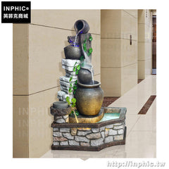 INPHIC-大假山風水魚池裝飾品流水噴泉客廳室內庭院開業擺飾