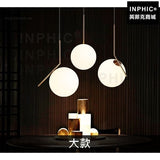 INPHIC-燈具簡約床頭北歐餐廳臥室現代玻璃飯廳吊燈led-大款