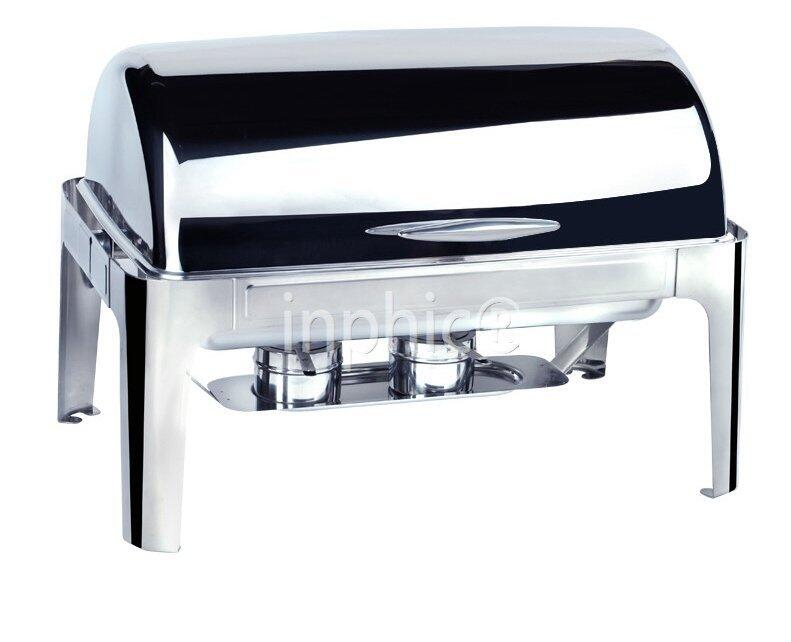 INPHIC-不鏽鋼保溫自助餐爐可電熱配電熱板全翻蓋方形高檔自助餐爐