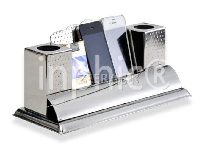 INPHIC-KTV會所高檔不鏽鋼手機座不鏽鋼話筒架麥架金屬手機座無線話筒架