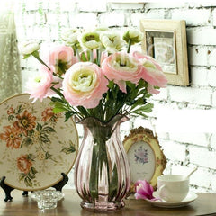 INPHIC-歐式唯美浪漫花藝套裝 7束毛莨花阿弗洛狄忒水瓶 仿真花套裝