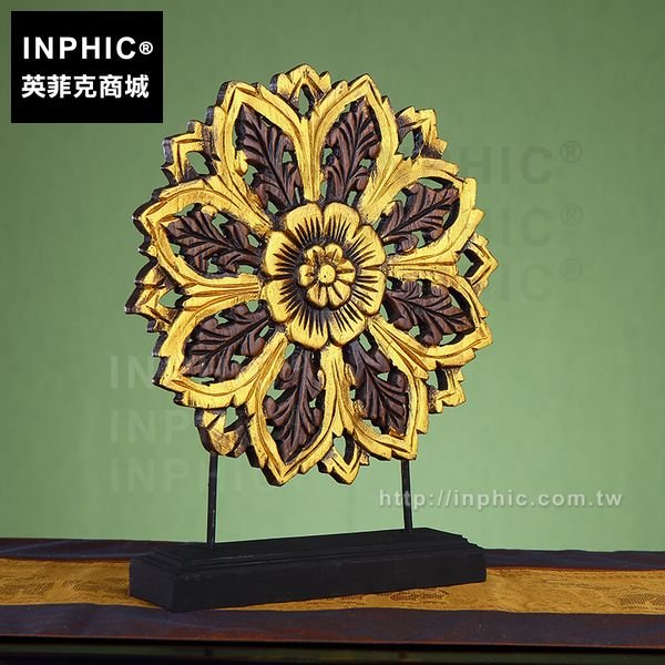 INPHIC-木雕泰國桌面家居裝飾品雕花擺飾東南亞工藝品