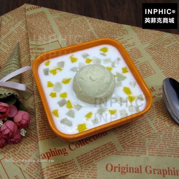 INPHIC-仿真榴槤甜品模型道具攝影模型