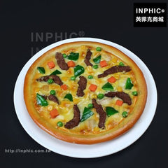 INPHIC-義大利麵食物模型仿真牛肉披薩模型黑椒牛柳披薩訂做假菜肴