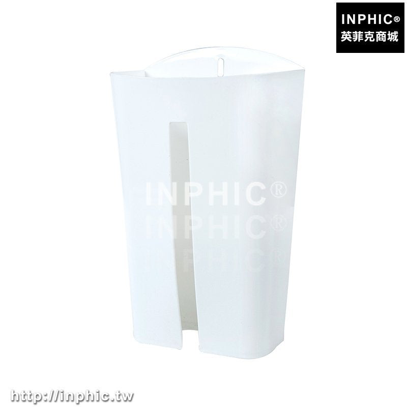 INPHIC-超市塑膠袋購物袋整理收納盒垃圾袋收納架壁掛紙巾盒置物廚房抽取-白色