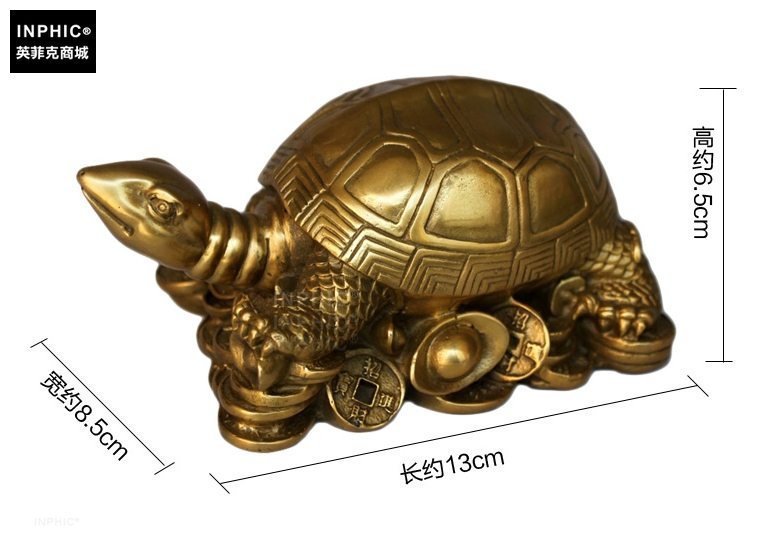 INPHIC-開運 開光純銅烏龜金錢龜工藝品招財裝飾品