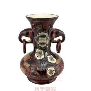 INPHIC-陶藝象耳富貴原創手工家居陶藝工藝品擺飾324-04