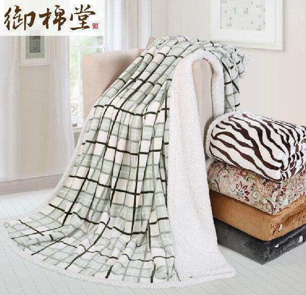 INPHIC-外銷款高級雙層蓋毯法蘭絨及羔羊絨被套 雙面毛毯    特價中