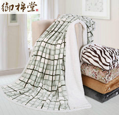 INPHIC-外銷款高級雙層蓋毯法蘭絨及羔羊絨被套 雙面毛毯    特價中