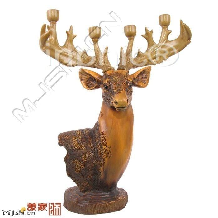 INPHIC-歐式客廳裝飾擺飾傢俱飾品泰國家居鹿角